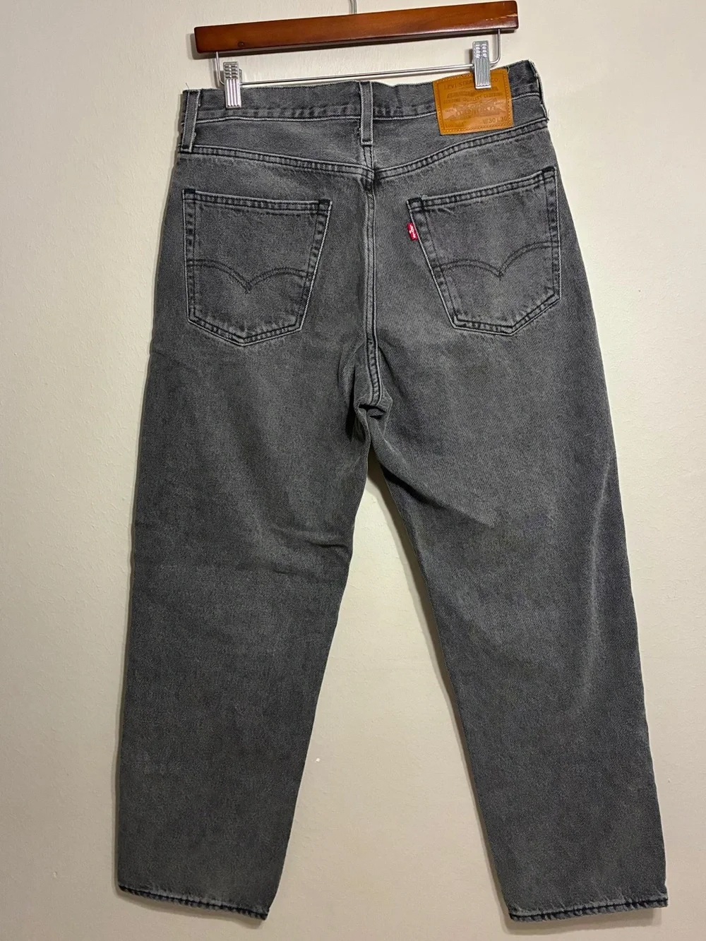 Levi's 568 Loose Straight Men Grey Jeans 100% Cotton 30x30